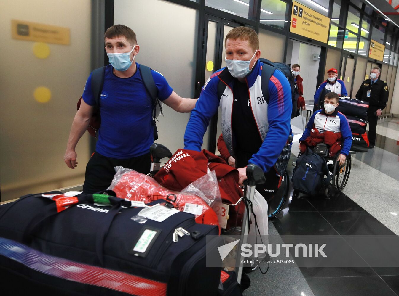 Russia Paralympics 2022 Athletes Arrival