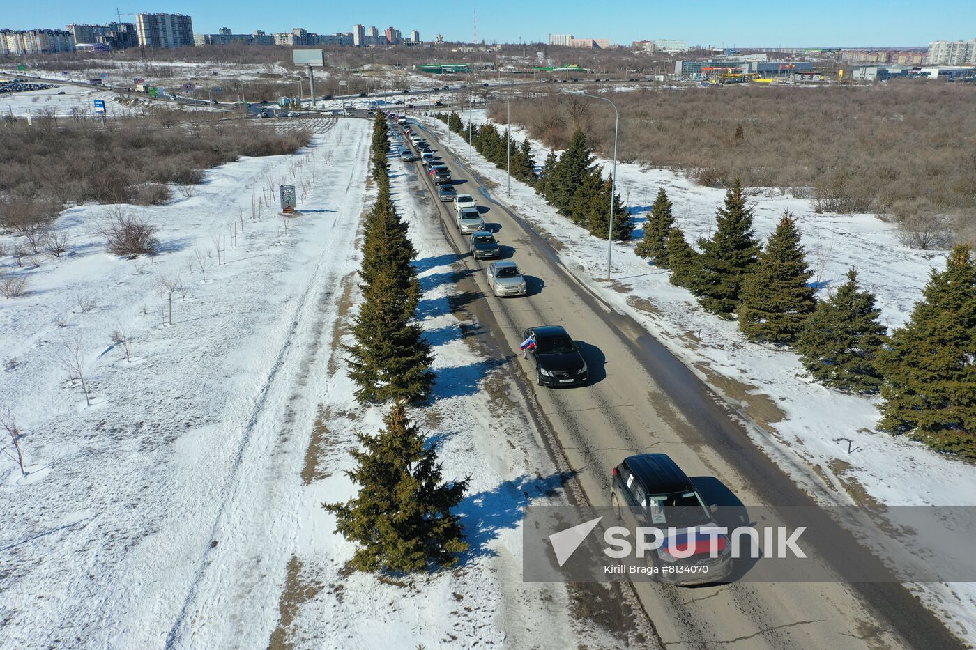 Russia Military Support Rallies 