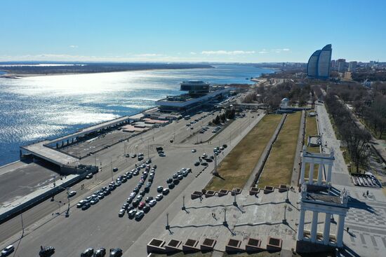 Russia Military Support Rallies 