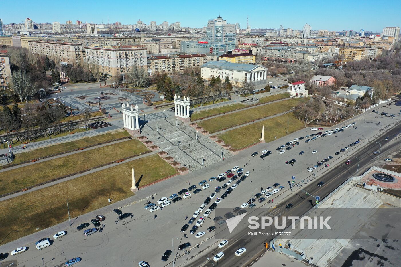 Russia Military Support Rallies 