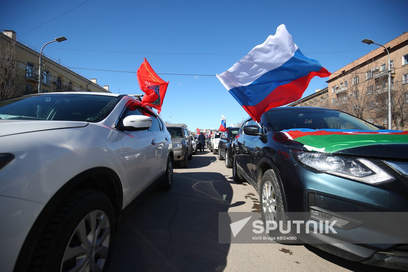 Russia Military Support Rallies 