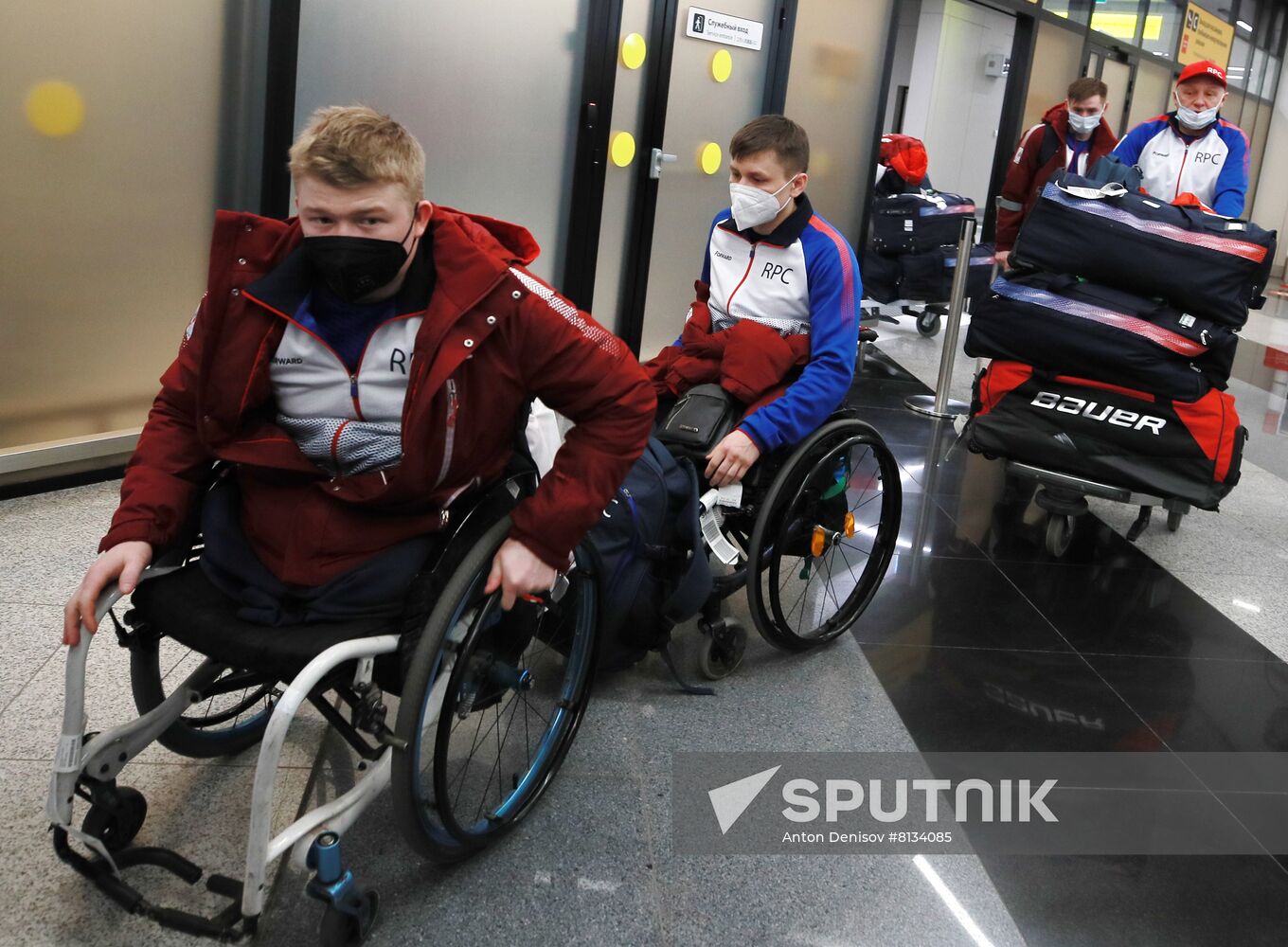 Russia Paralympics 2022 Athletes Arrival