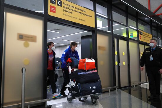 Russia Paralympics 2022 Athletes Arrival