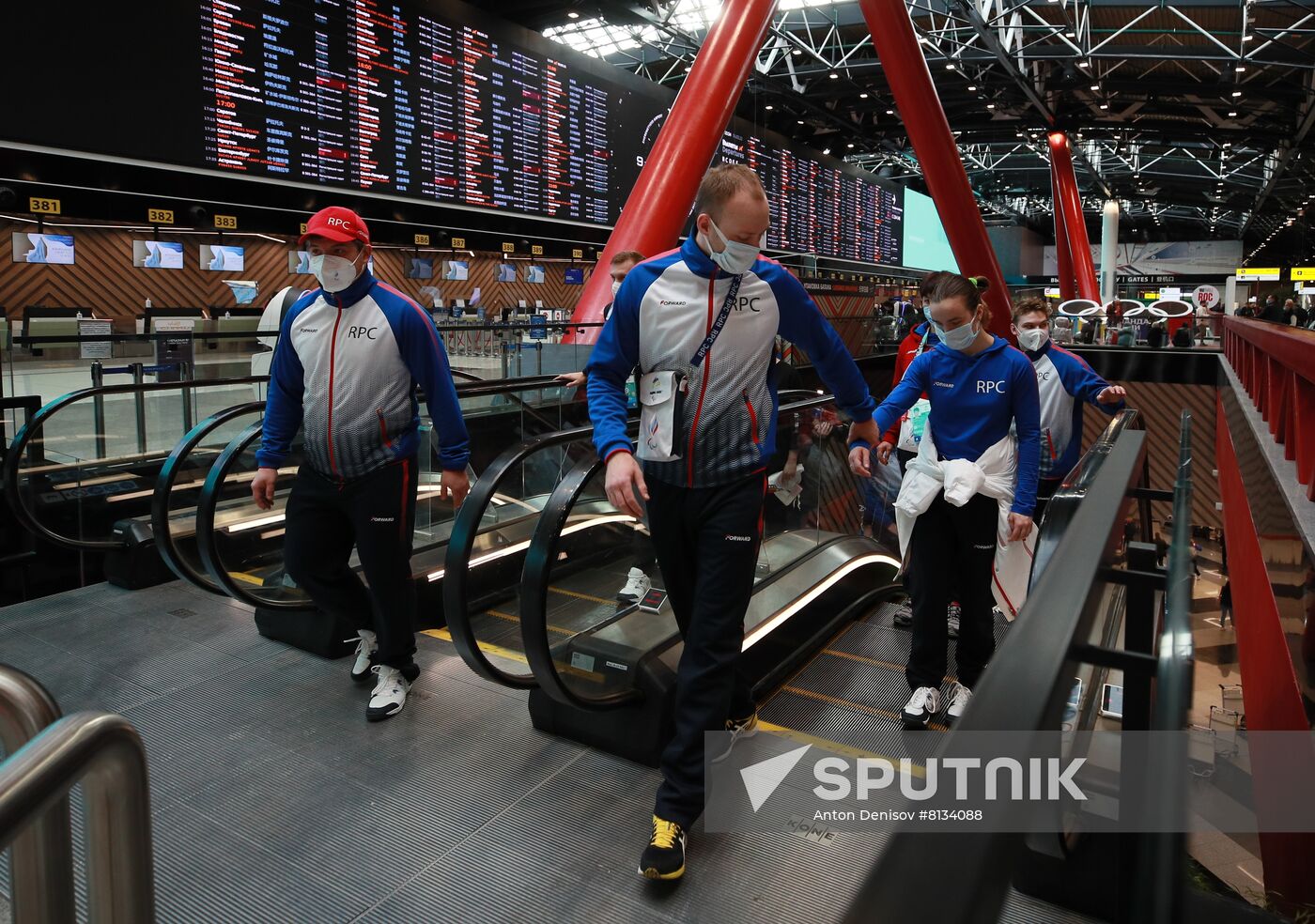Russia Paralympics 2022 Athletes Arrival
