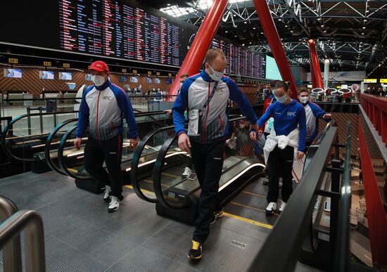 Russia Paralympics 2022 Athletes Arrival