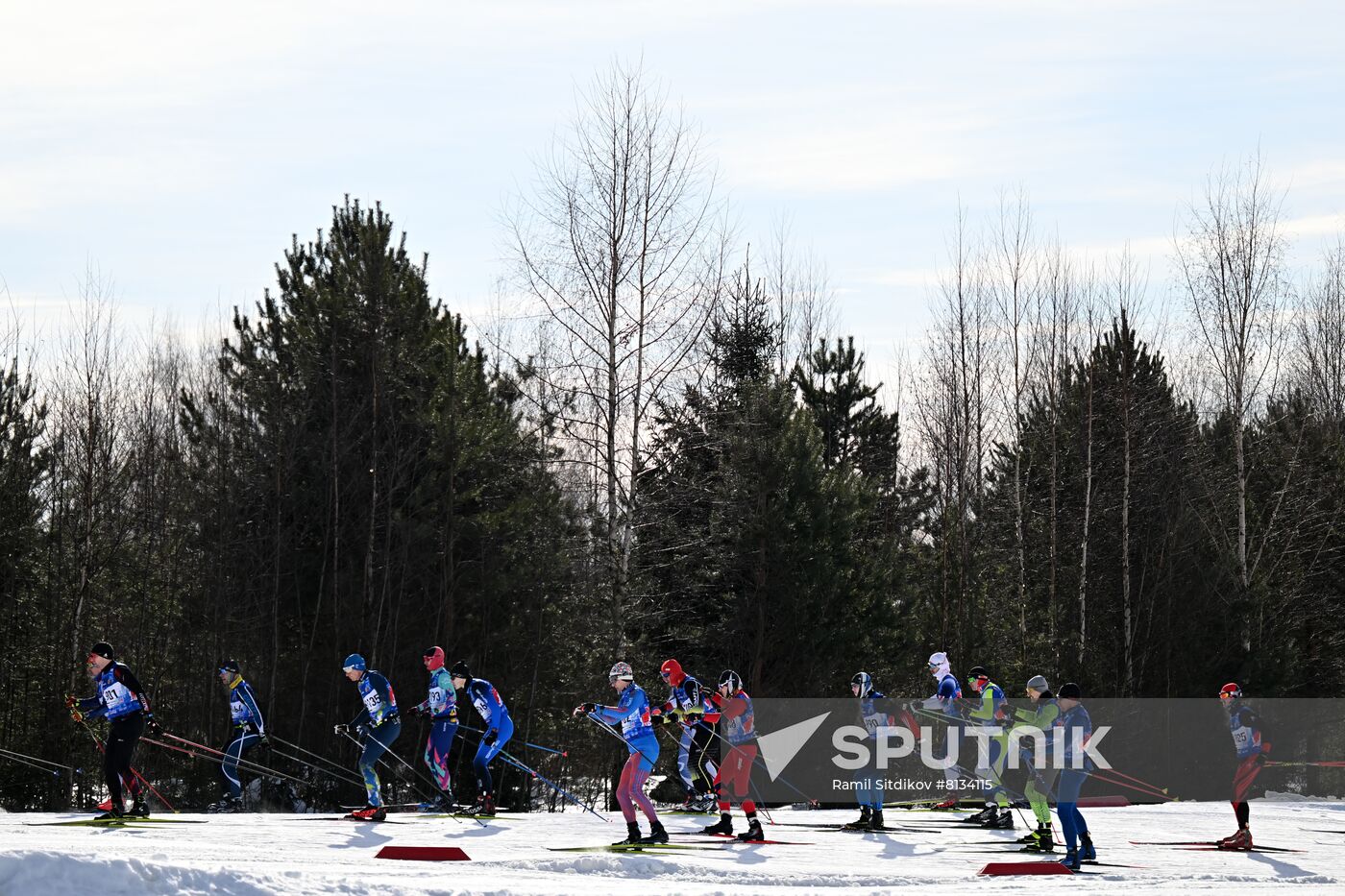 Russia Cross-Country Skiing Demino Marathon