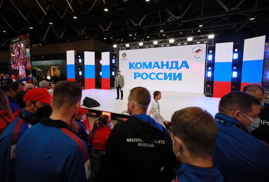 Russia Paralympics 2022 Athletes Arrival
