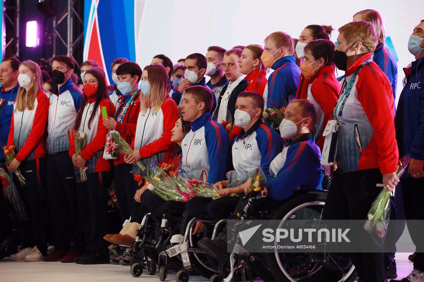 Russia Paralympics 2022 Athletes Arrival