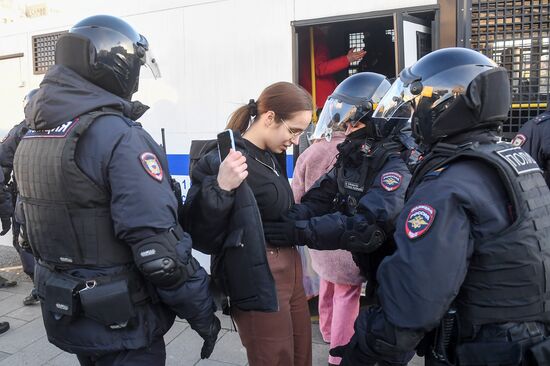 Russia Ukraine Military Operation Protest