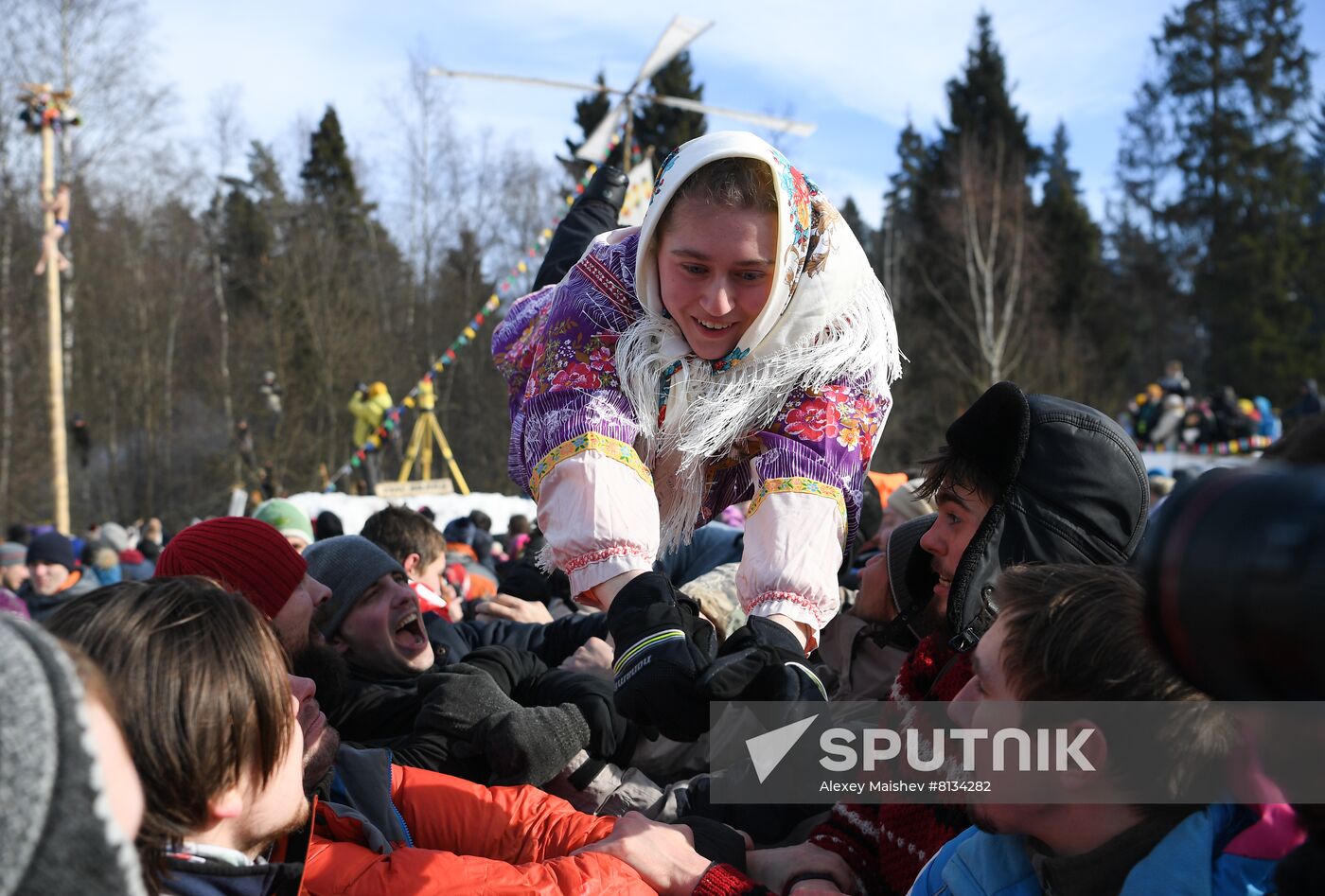 Russia Maslenitsa Celebration