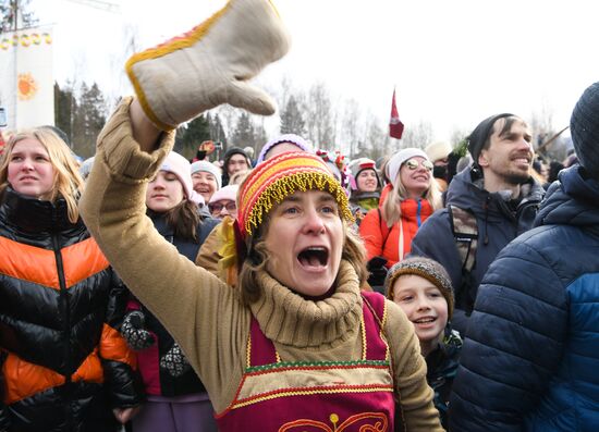 Russia Maslenitsa Celebration