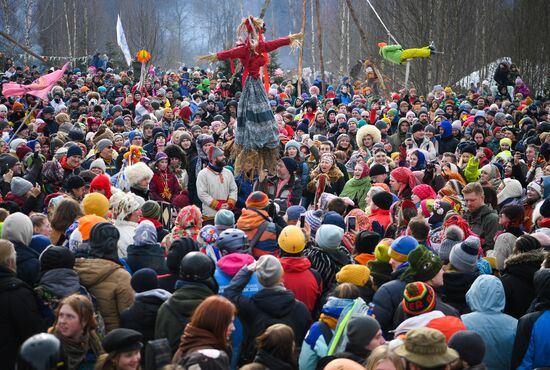 Russia Maslenitsa Celebration