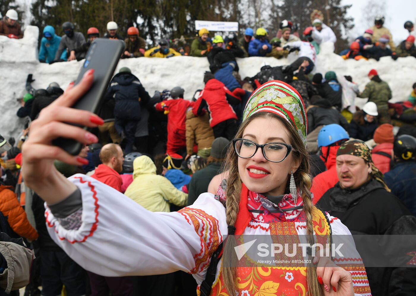 Russia Maslenitsa Celebration