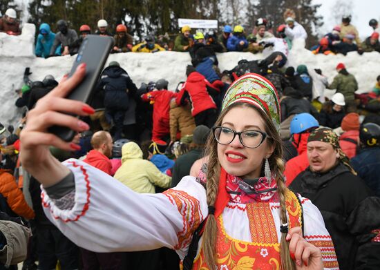 Russia Maslenitsa Celebration