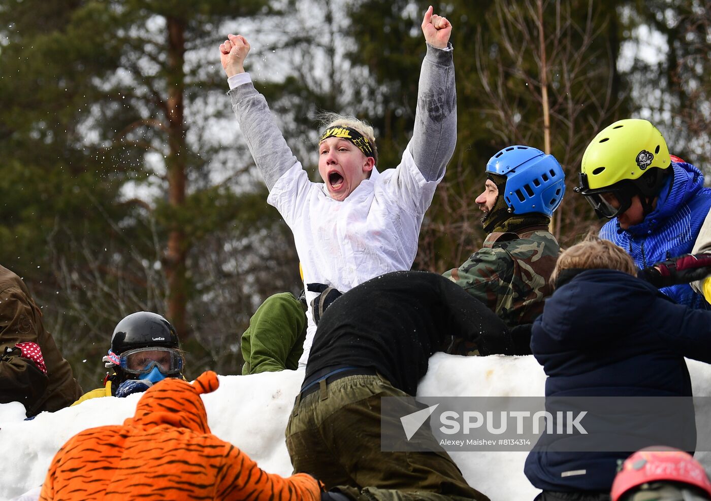 Russia Maslenitsa Celebration