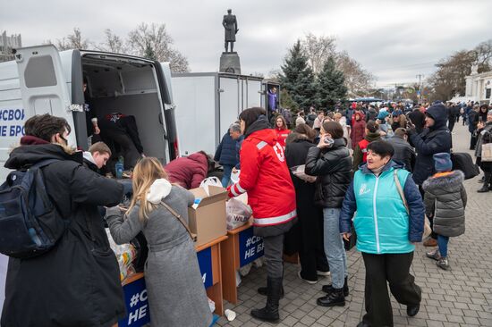 Russia Ukraine Humanitarian Aid 