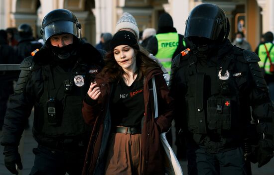 Russia Ukraine Military Operation Protest