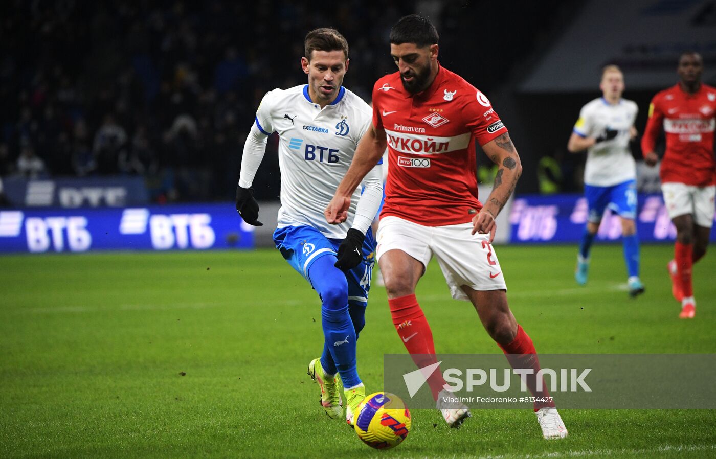 Russia Soccer Premier-League Dynamo - Spartak
