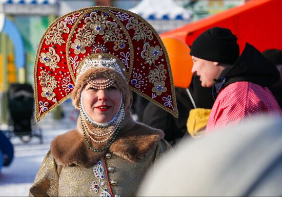 Russia Maslenitsa Celebration