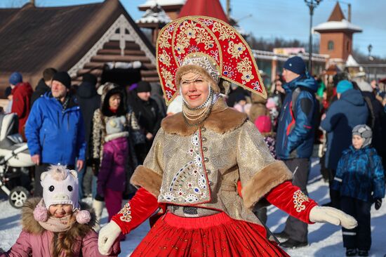 Russia Maslenitsa Celebration