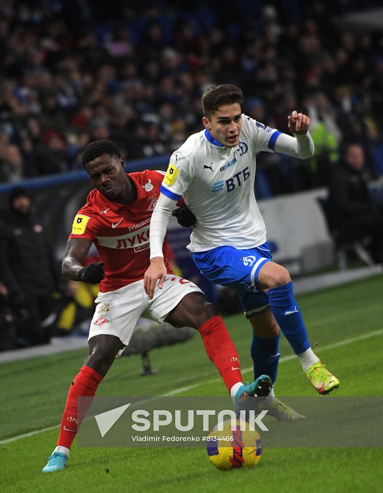 Russia Soccer Premier-League Dynamo - Spartak