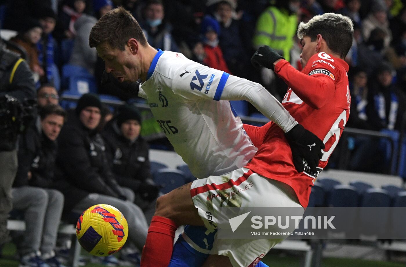 Russia Soccer Premier-League Dynamo - Spartak