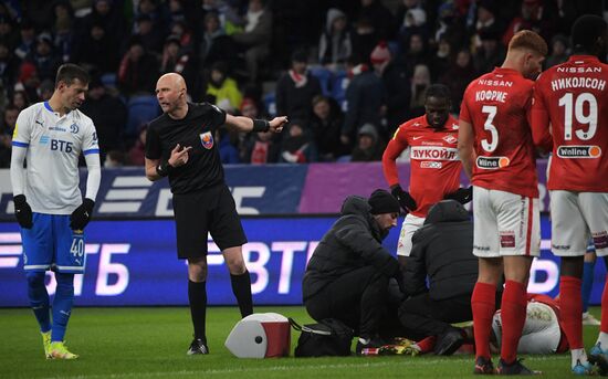 Russia Soccer Premier-League Dynamo - Spartak