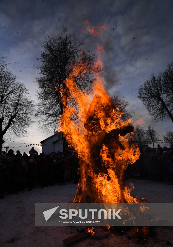 Russia Maslenitsa Celebration