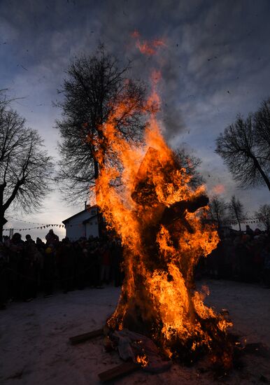 Russia Maslenitsa Celebration