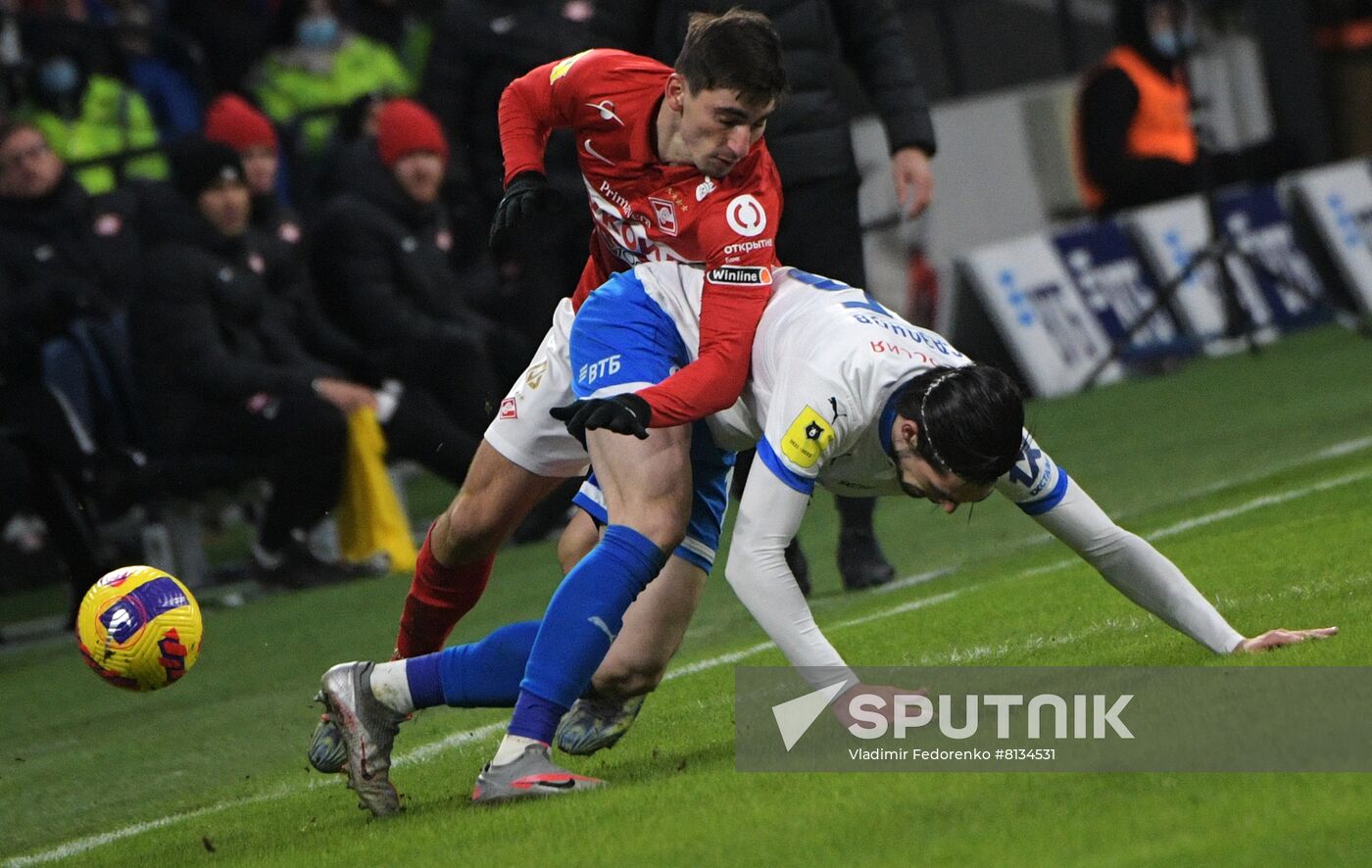 Russia Soccer Premier-League Dynamo - Spartak
