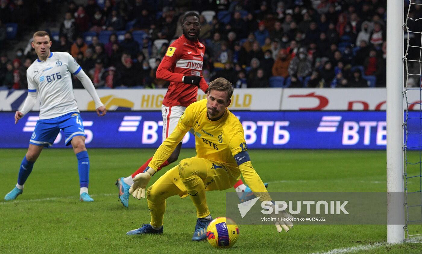 Russia Soccer Premier-League Dynamo - Spartak