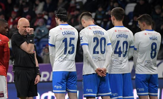 Russia Soccer Premier-League Dynamo - Spartak
