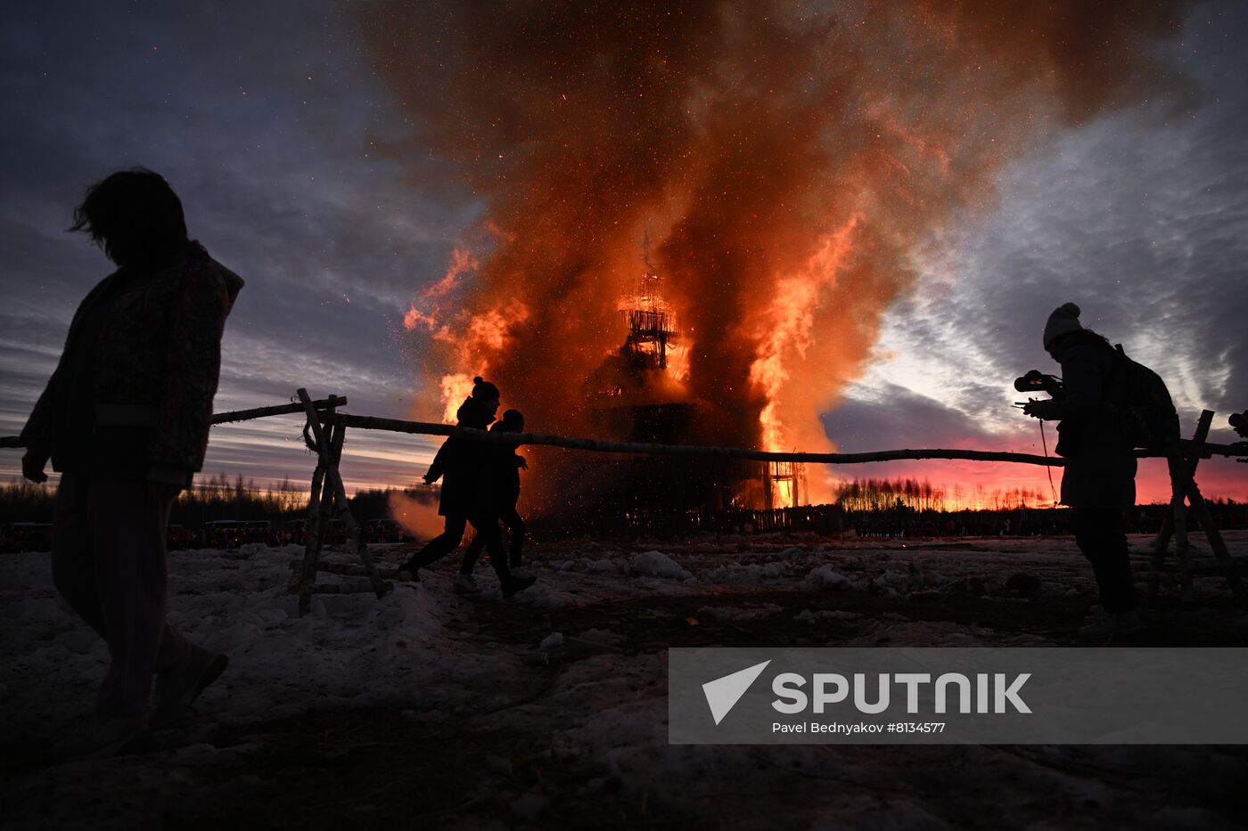 Russia Maslenitsa Celebration