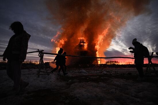 Russia Maslenitsa Celebration