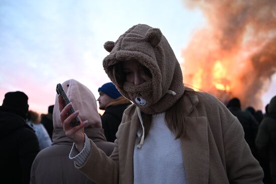 Russia Maslenitsa Celebration