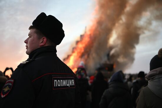 Russia Maslenitsa Celebration