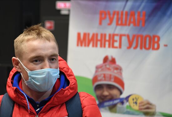 Russia Paralympics 2022 Athletes Arrival