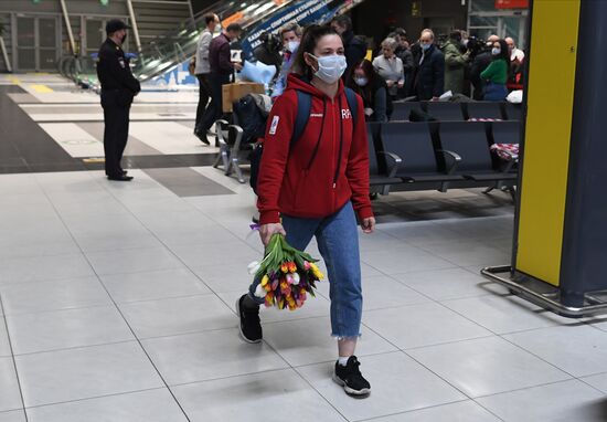 Russia Paralympics 2022 Athletes Arrival