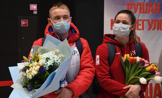 Russia Paralympics 2022 Athletes Arrival