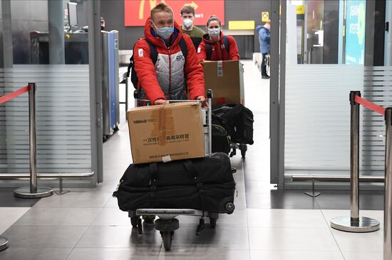 Russia Paralympics 2022 Athletes Arrival