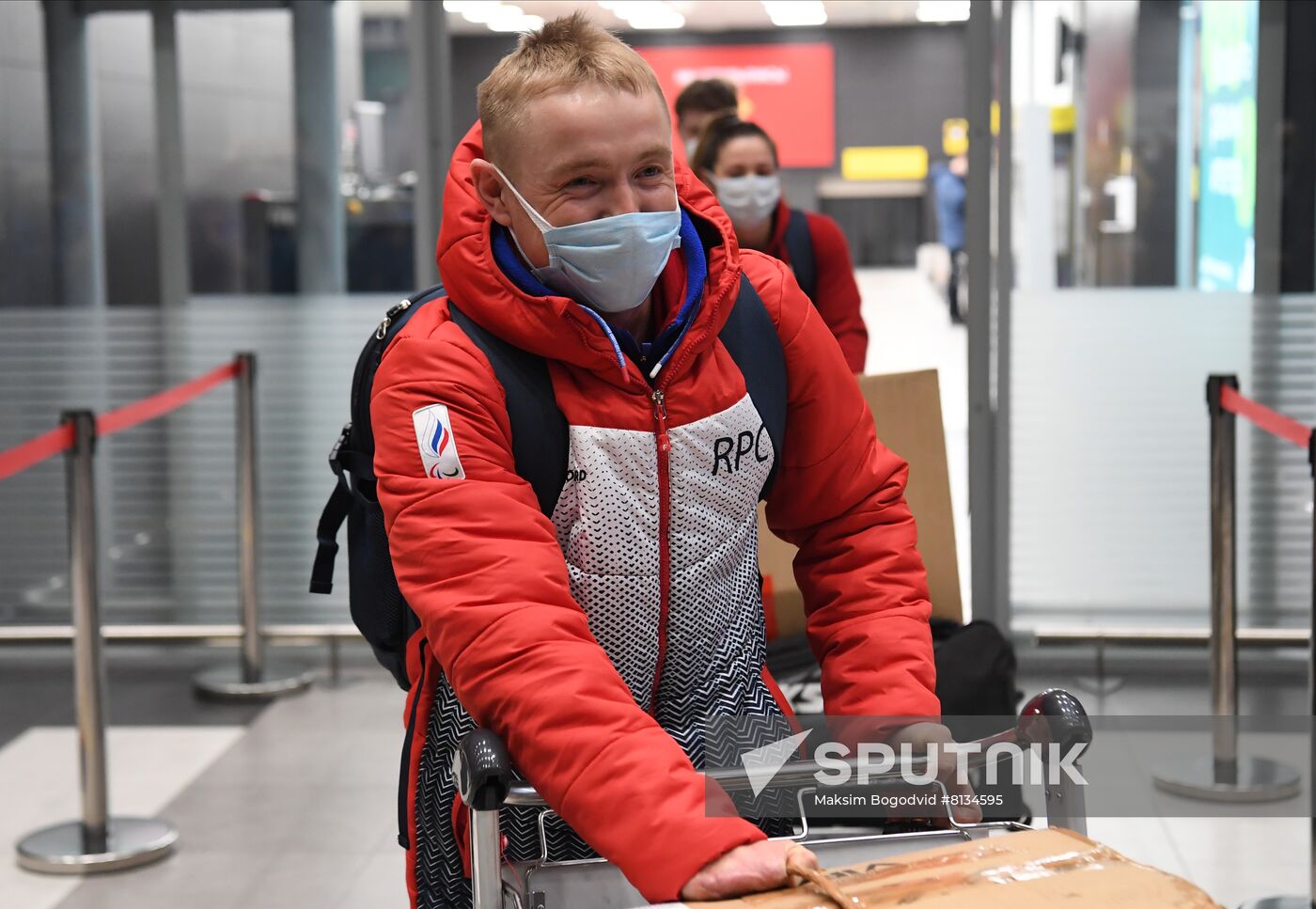 Russia Paralympics 2022 Athletes Arrival