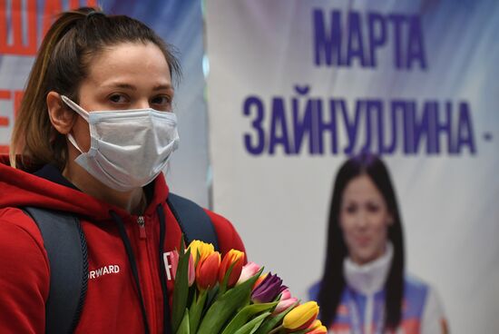 Russia Paralympics 2022 Athletes Arrival