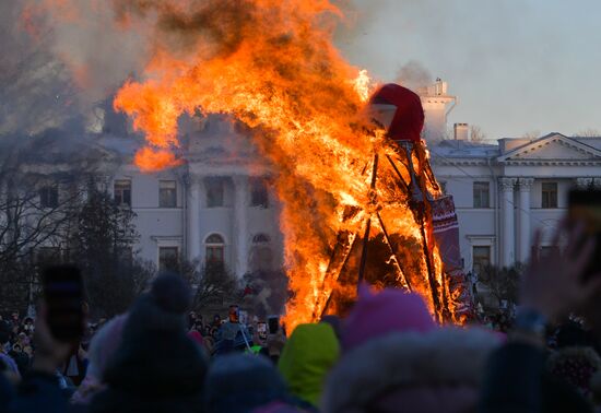 Russia Maslenitsa Celebration