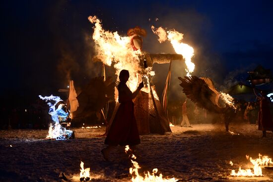 Russia Maslenitsa Celebration