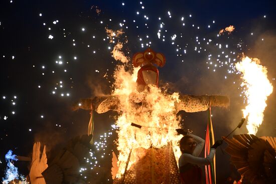 Russia Maslenitsa Celebration