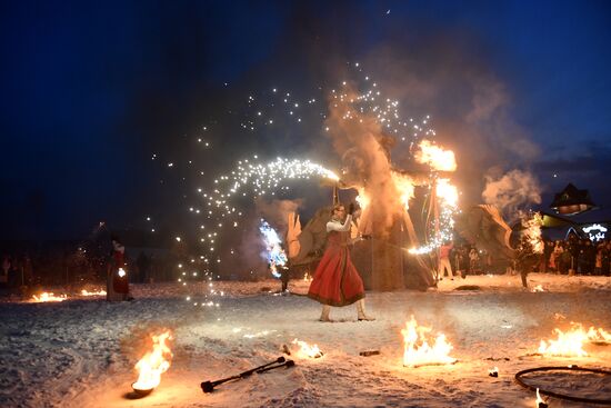 Russia Maslenitsa Celebration