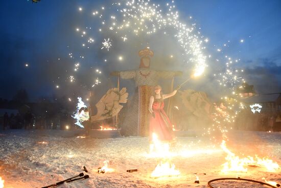 Russia Maslenitsa Celebration