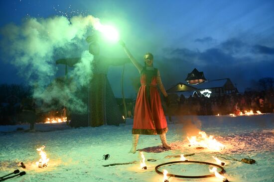 Russia Maslenitsa Celebration