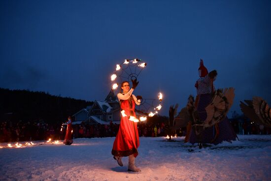 Russia Maslenitsa Celebration