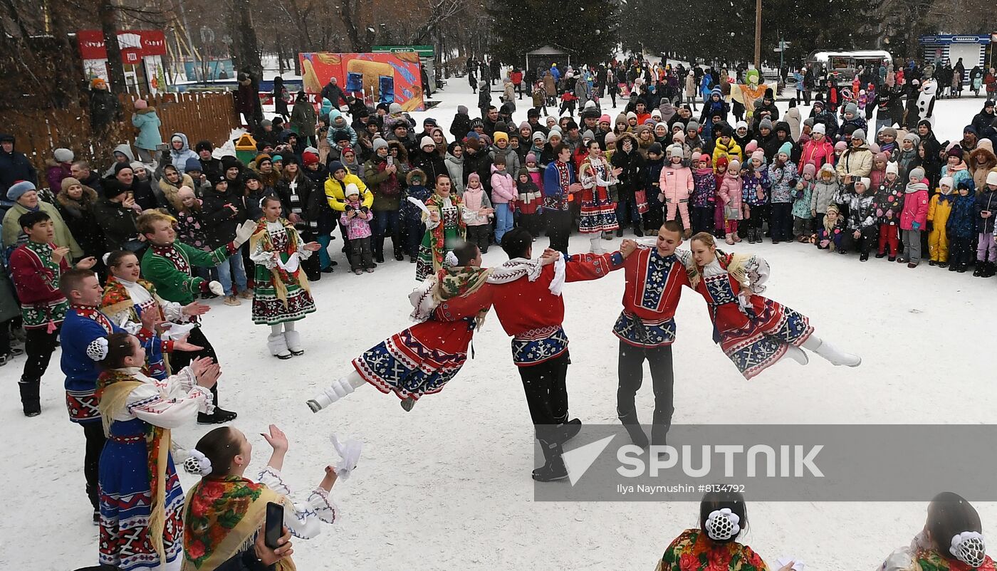 Russia Maslenitsa Celebration
